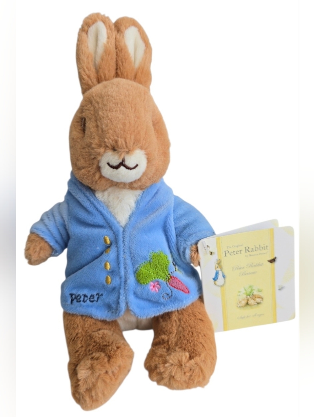 NWT The Original Peter Rabbit Vintage beanie plush by Kids Preferred